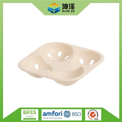 Compostable Txiv Hmab Txiv Ntoo Punnets